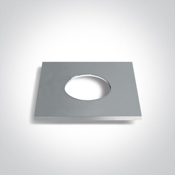 CHROME SQUARE FIXED RING