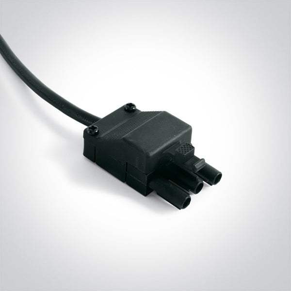 3pin MALE CONNECTOR 30cm CABLE