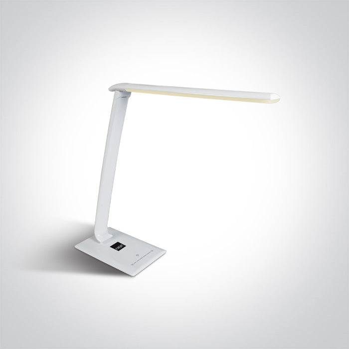 WHITE TABLE LAMP LED 15W Variable CCT & DIMMABLE 100-240V