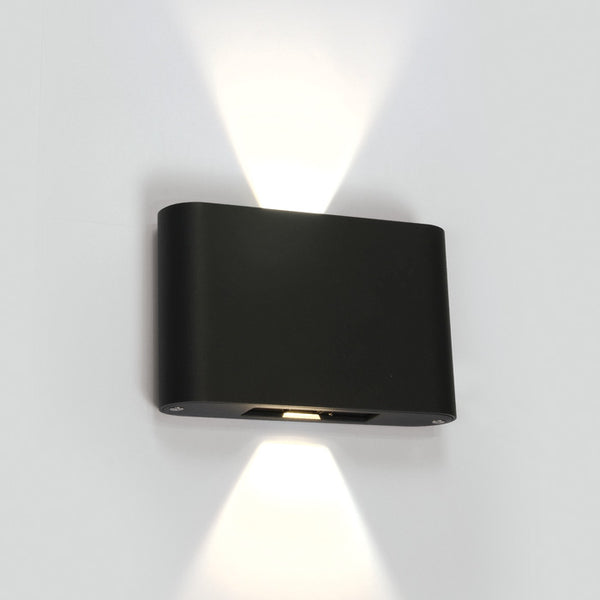 ANTHRACITE WALL LED 2x6W WW IP54 230V