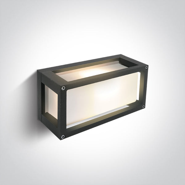 ANTHRACITE E27 15W WALL LIGHT IP54
