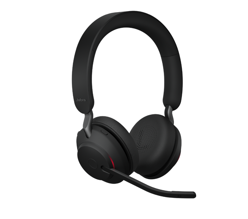 Jabra Evolve2 65 MS USB-A Stereo Headset,  Black (Without Stand)